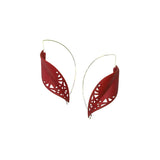 Burgundy Leaf - Design Your Own Earrings