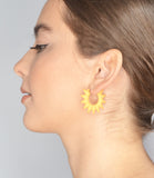 Citrus Hoop Earrings - Rainforest by Varily Jewelry
