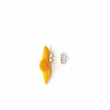 Citrus Seed Stud Earrings - Rainforest Collection - Colorful Studs Side View