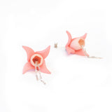 Coral Fuchsia Earrings by Varily Jewelry