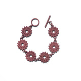 Plum Flower Chain Bracelet - Dahlia by Varily Jewelry