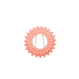 Flower Brooch - Dahlia Coral Front