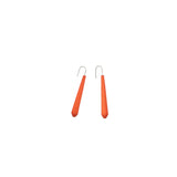 Tangerine Long Pentagon Earrings - Vertigo