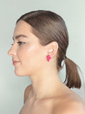 Fuchsia Seed Stud Earrings 
