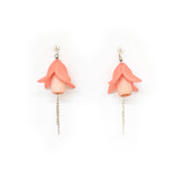 Coral & Blush Fuxia Earrings - Rainforest by Varily Jewelry