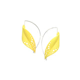 Lemon Yellow Leaf - Design Your Own Earrings
