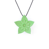 Light Green Dahlia Pendant - Design Your Own Necklace