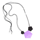 Lilac 3 Element Necklace - Vertigo by Varily Jewelry