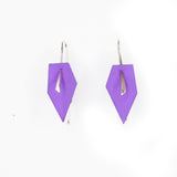 Lilac Non-Perforated Geometric Drop Earrings - Vertigo by Varily Jewelry