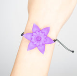 Flower Bracelet - Dahlia Lilac