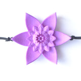 Flower Bracelet - Dahlia Lilac Front