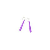 Lilac Long Pentagon Earrings - Vertigo