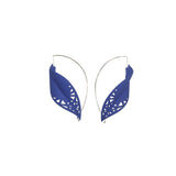 Navy Leaf - Design Your Own Earrings