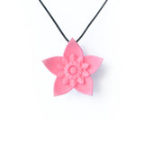 Pink Dahlia Pendant - Design Your Own Necklace