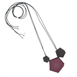 Plum 3 Element Necklace - Vertigo by Varily Jewelry