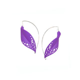 Purple Leaf - Design Your Own Earrings