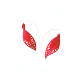 Red Leaf - Design Your Own Earrings