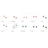 Sphere earrings in 10 colors - Optical by Varily Jewelry