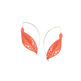 Tangerine Leaf Earrings - Rainforest by Varily Jewelry