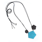 Teal 3 Element Necklace - Design Your Own Necklace