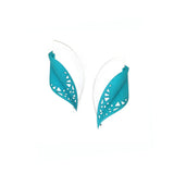 Teal Leaf - Design Your Own Earrings
